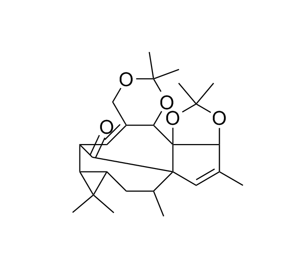 巨大戟醇-3,4:5,20-雙縮丙酮|77573-44-5